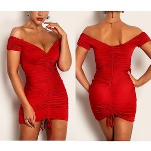 SHEIN Off Shoulder Bodycon Dress